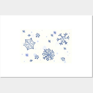 Snowflakes Posters and Art